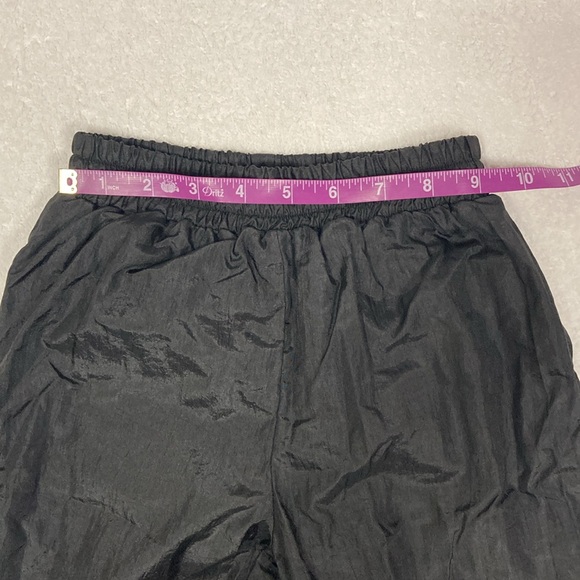 Vintage vertical active nylon jogging suit black teal and grey size medium 5 - Picture 12 of 14